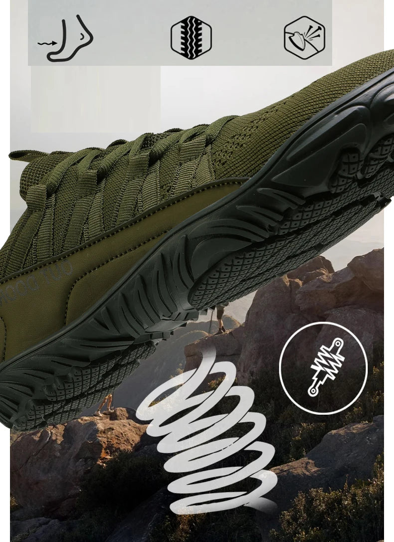 Barefoot Outdoor Hiking Shoes – Wide Fit Plus Size Shoes for Couples & Fitness