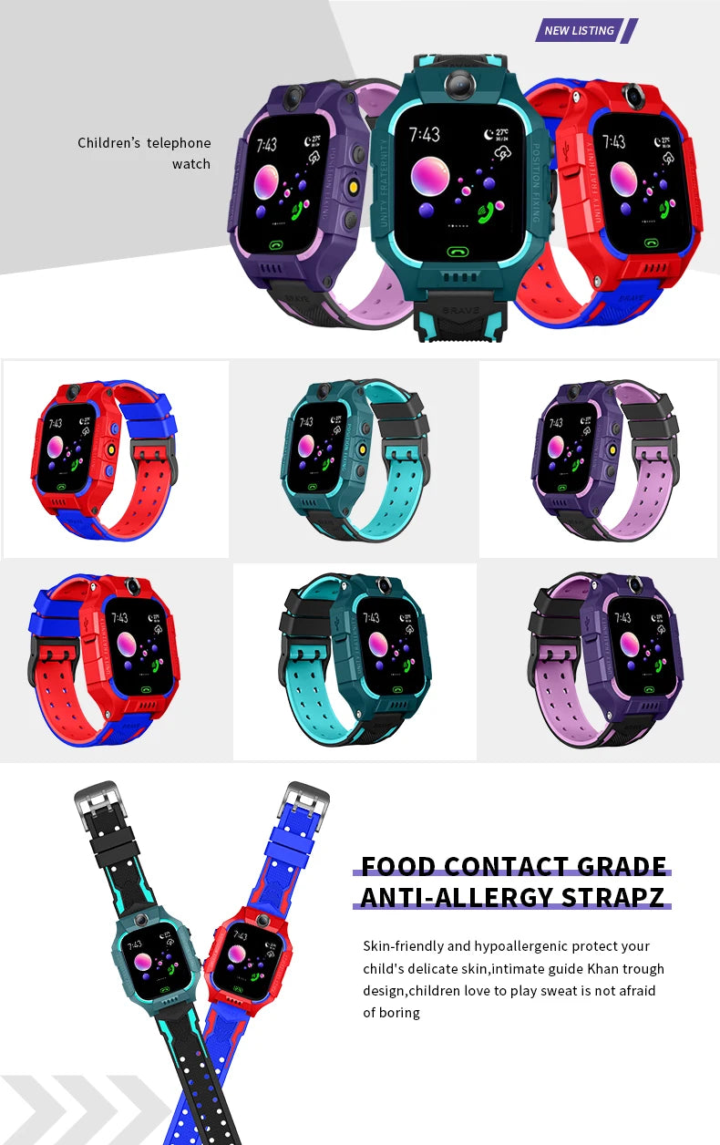 Kids Smartwatch with GPS, Camera and SOS