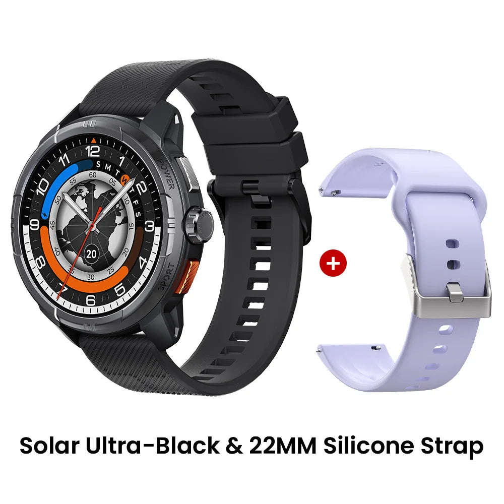 HAYLOU Solar Ultra GPS Smartwatch – 1.6" AMOLED, Bluetooth Calls, 5ATM
