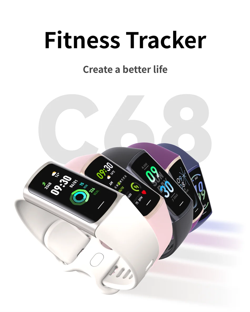 2024 Sport Smart Bracelet – Waterproof Fitness Tracker