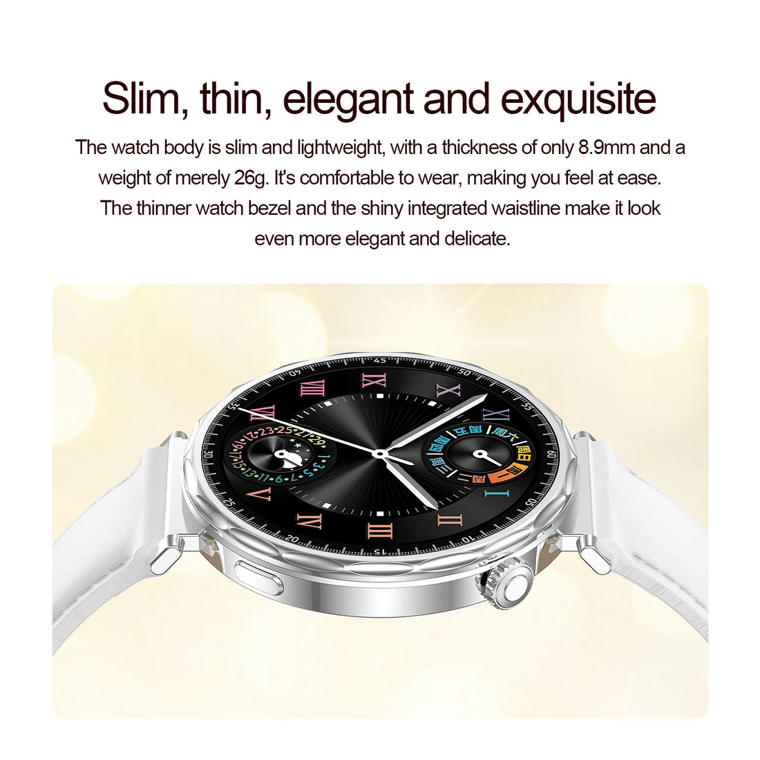 2025 Women’s Bluetooth Smartwatch – 1.6" HD Screen, Fitness & Health Tracker