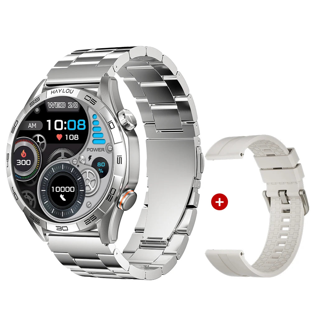 HAYLOU Solar 5 Smartwatch – 1.58" AMOLED, Voice Call, 24H Health & Sports Tracking