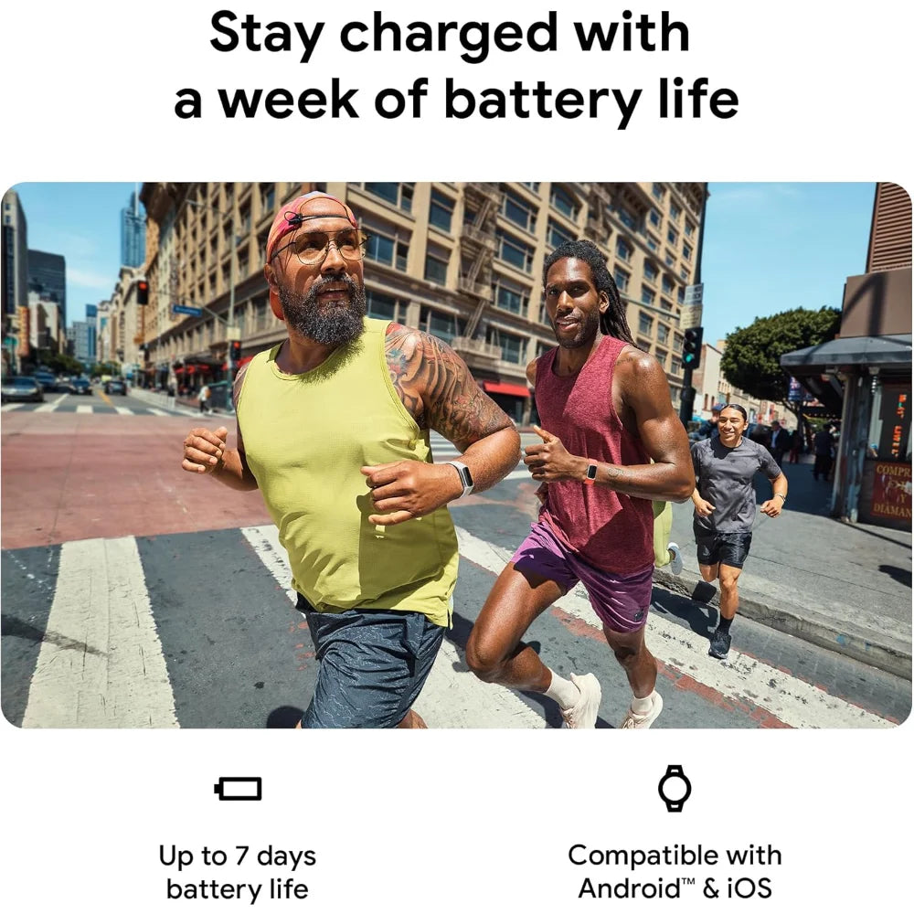 Fitness Tracker with Heart Rate & GPS + 6-Month Membership