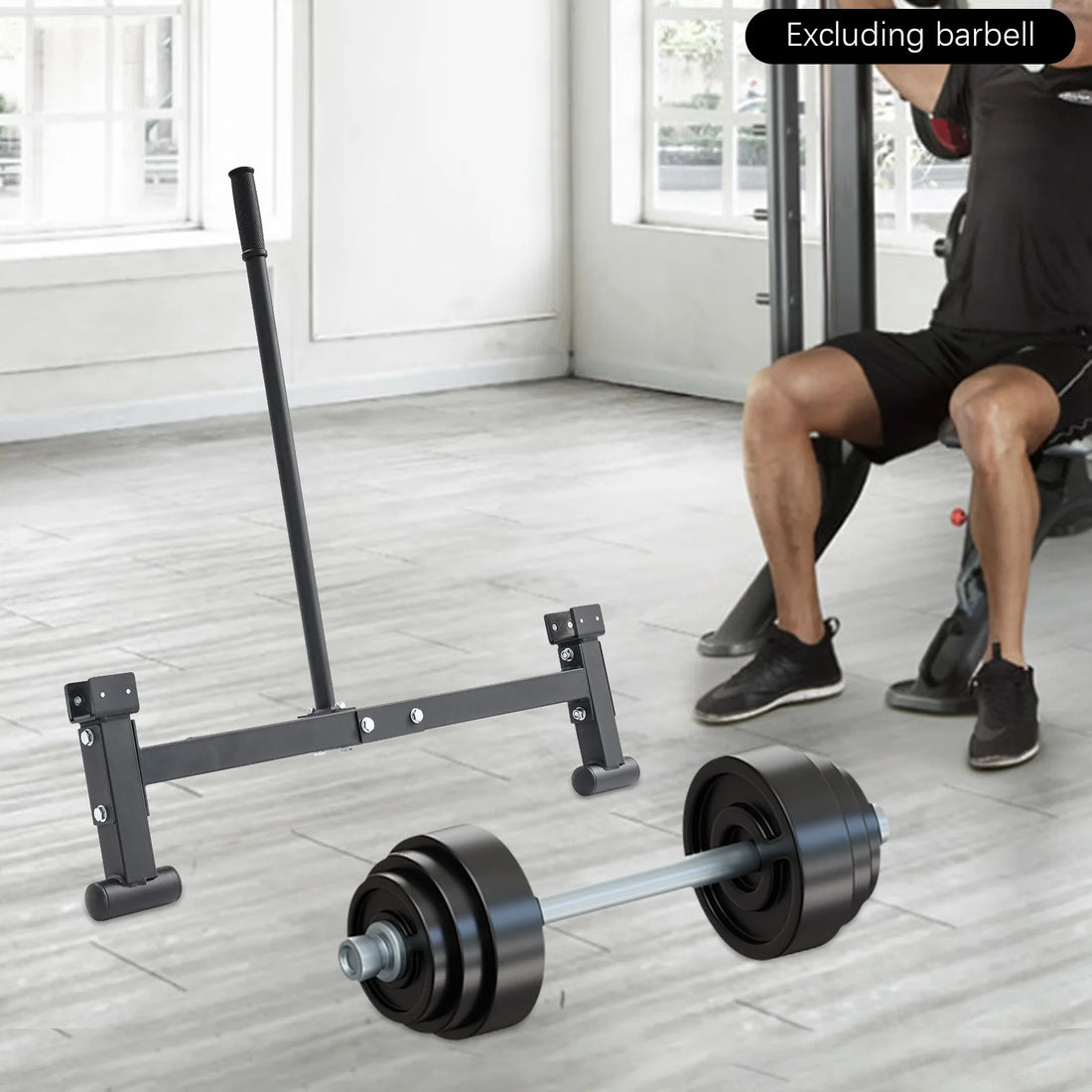Bilateral Barbell Changer – 220lbs Load, Freestanding & Anti-Slip