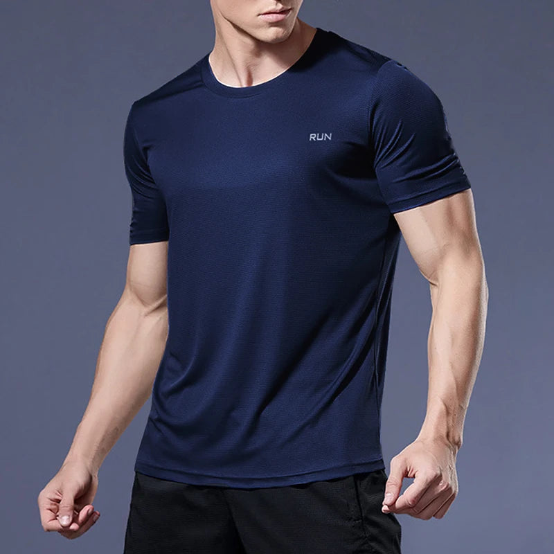 Men’s Quick-Dry Sports T-Shirt – Compression Jersey for Gym, Running & Soccer