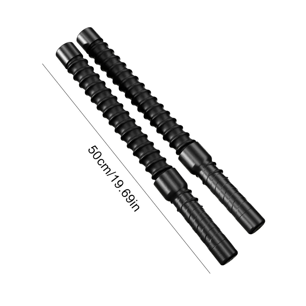 2pcs Fitness Battle Ropes – Elastic Spring Strength & Conditioning Training