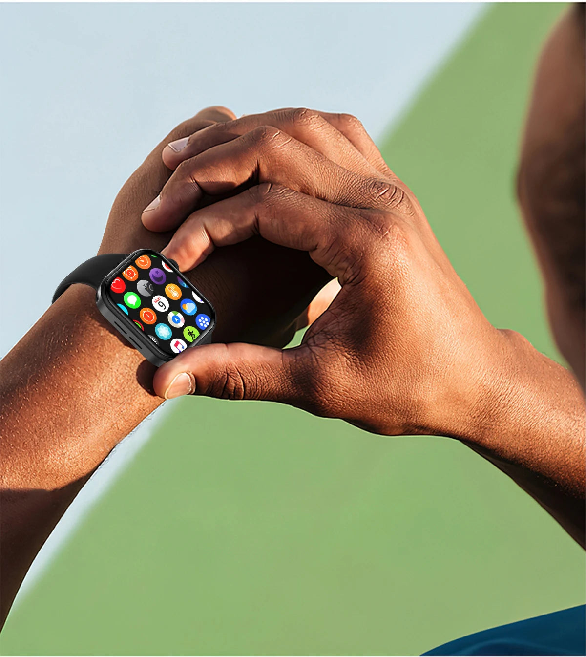 LIGE 2.01" Smartwatch – Bluetooth Call & Health Tracker