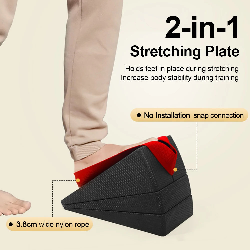 3pcs Yoga Wedge Set – Adjustable Stretch & Squat Blocks for Fitness & Gym