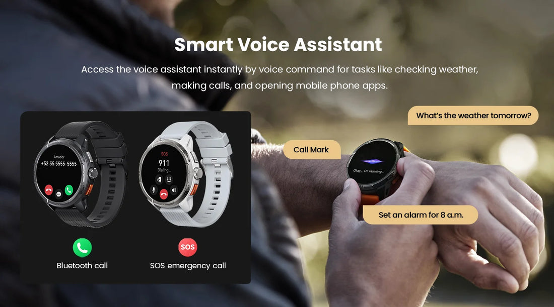 HAYLOU Solar Ultra GPS Smartwatch – 1.6" AMOLED, Bluetooth Calls, 5ATM