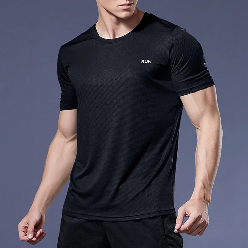 Men’s Quick-Dry Sports T-Shirt – Compression Jersey for Gym, Running & Soccer