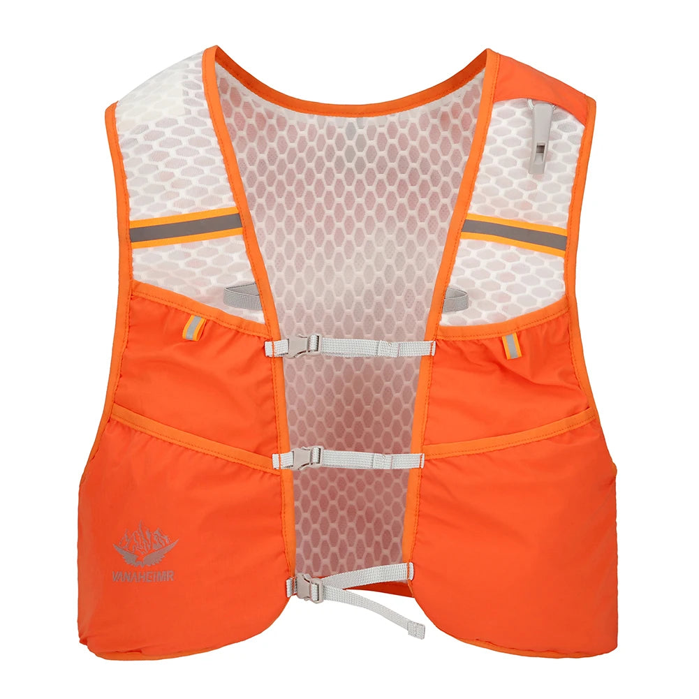 Lightweight Running & Cycling Vest Backpack – Breathable Nylon Storage Pack