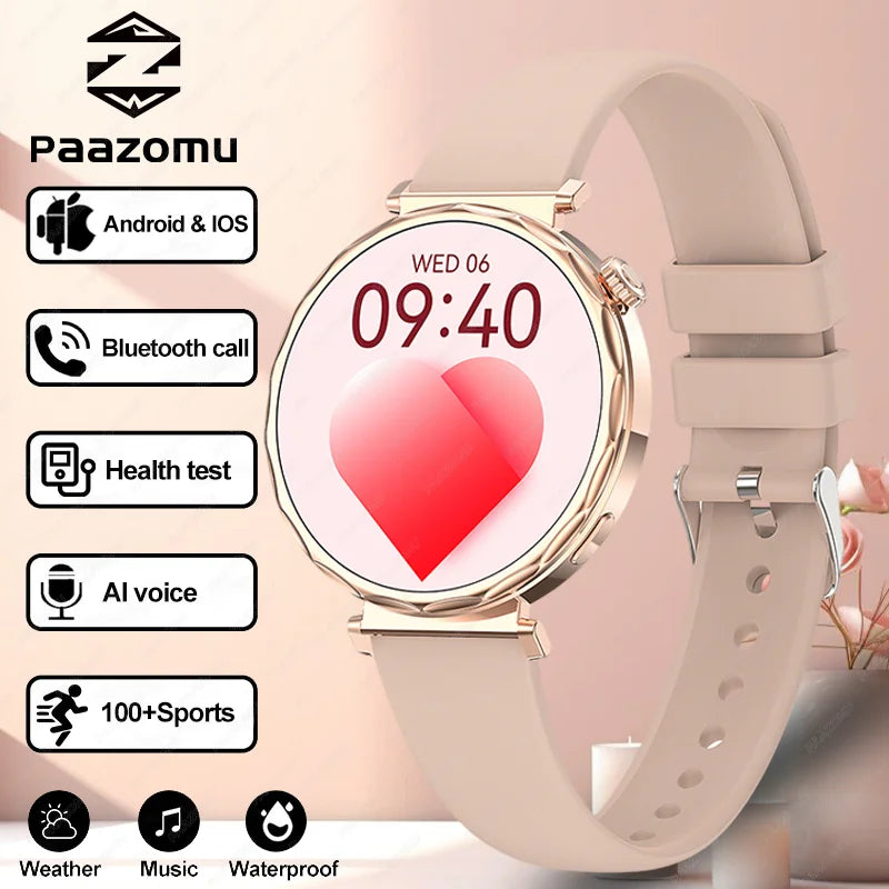 2025 Women’s Bluetooth Smartwatch – 1.6" HD Screen, Fitness & Health Tracker