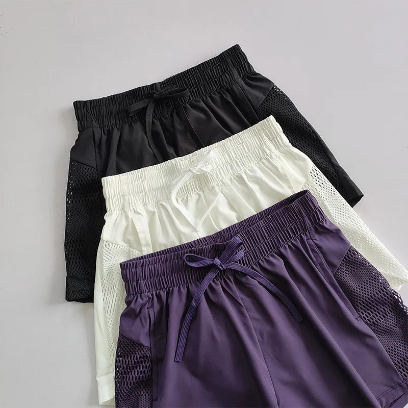 Women’s High-Waist 2-in-1 Yoga Shorts
