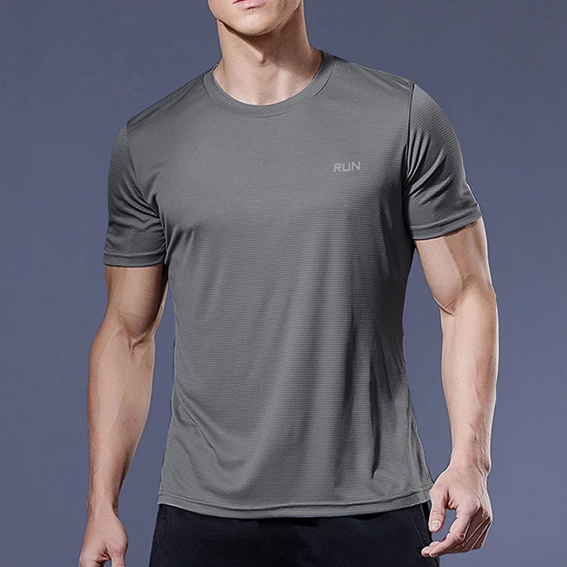 Men’s Quick-Dry Sports T-Shirt – Compression Jersey for Gym, Running & Soccer