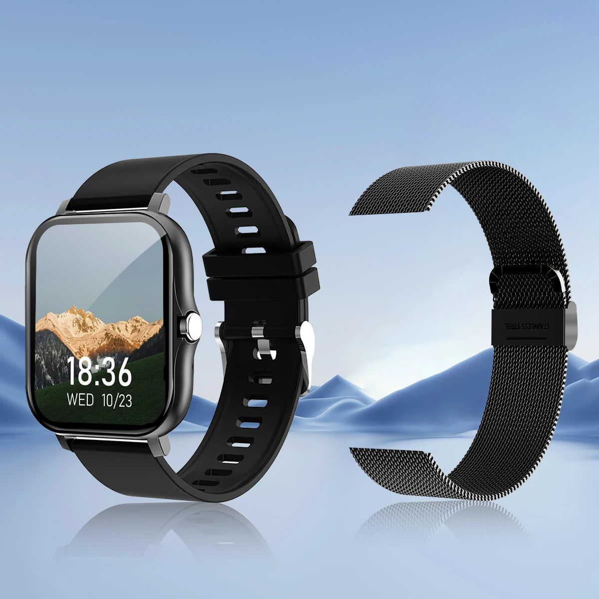 Smart Watch with Calling & Fitness Monitoring – iPhone/Android Compatible