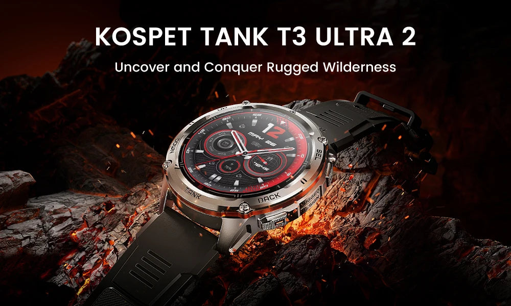 KOSPET TANK T3 Ultra 2 GPS Smartwatch