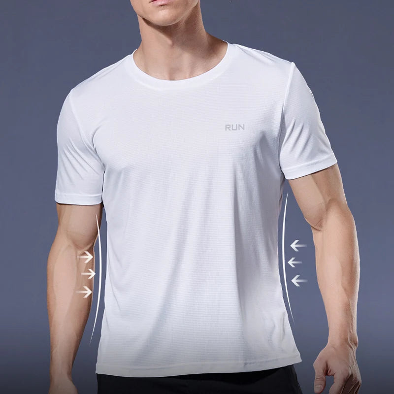Men’s Quick-Dry Sports T-Shirt – Compression Jersey for Gym, Running & Soccer