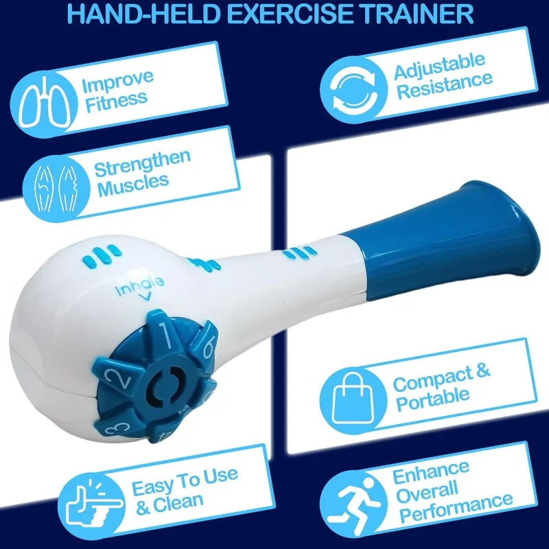 Sports Breathing Trainer – Lung Expansion & Mucus Clearance Device for Fitness & Health