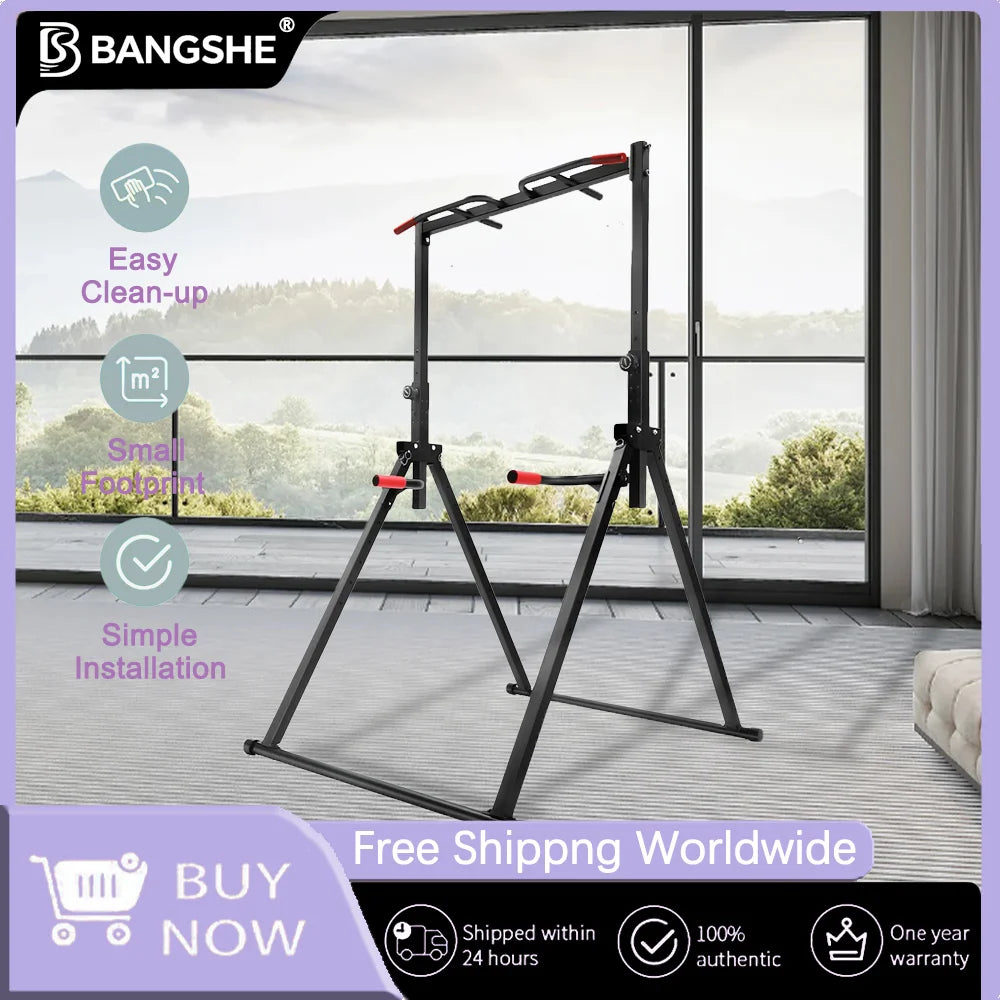 Foldable Pull-Up Bar Station – 200kg Capacity & Multifunctional