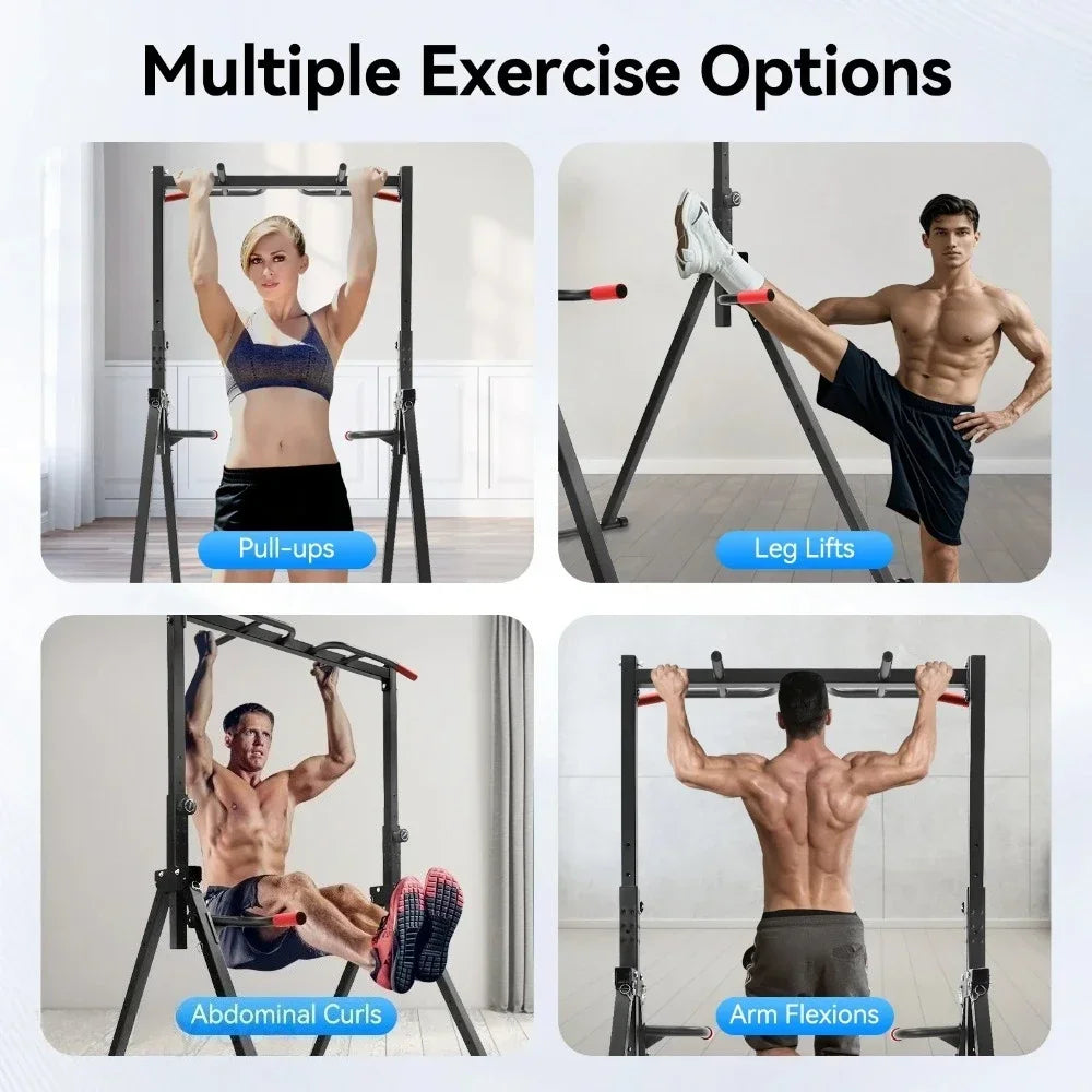 Foldable Pull-Up Bar Station – 200kg Capacity & Multifunctional