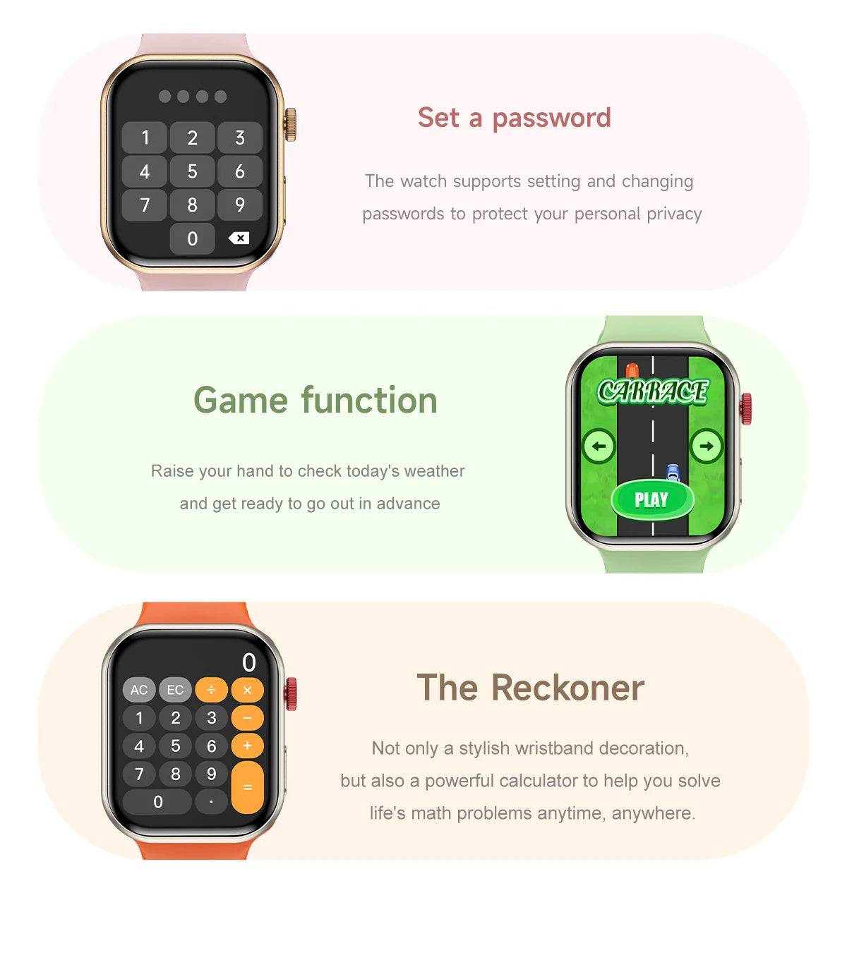 LIGE 2.01" Smartwatch – Bluetooth Call & Health Tracker