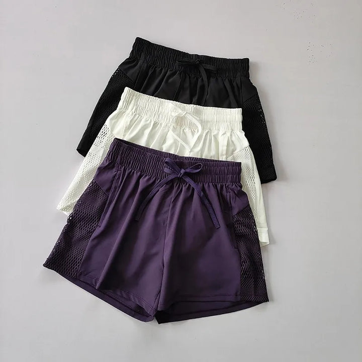 Women’s High-Waist 2-in-1 Yoga Shorts