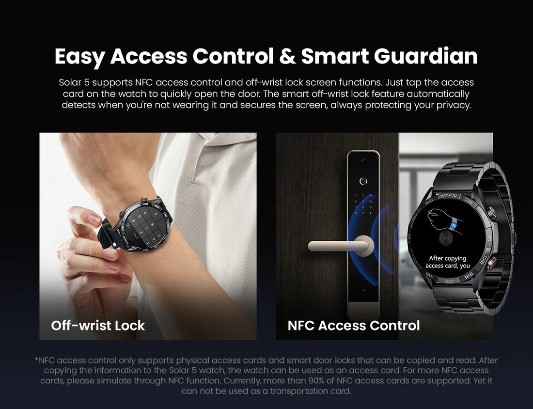 HAYLOU Solar 5 Smartwatch – 1.58" AMOLED, Voice Call, 24H Health & Sports Tracking