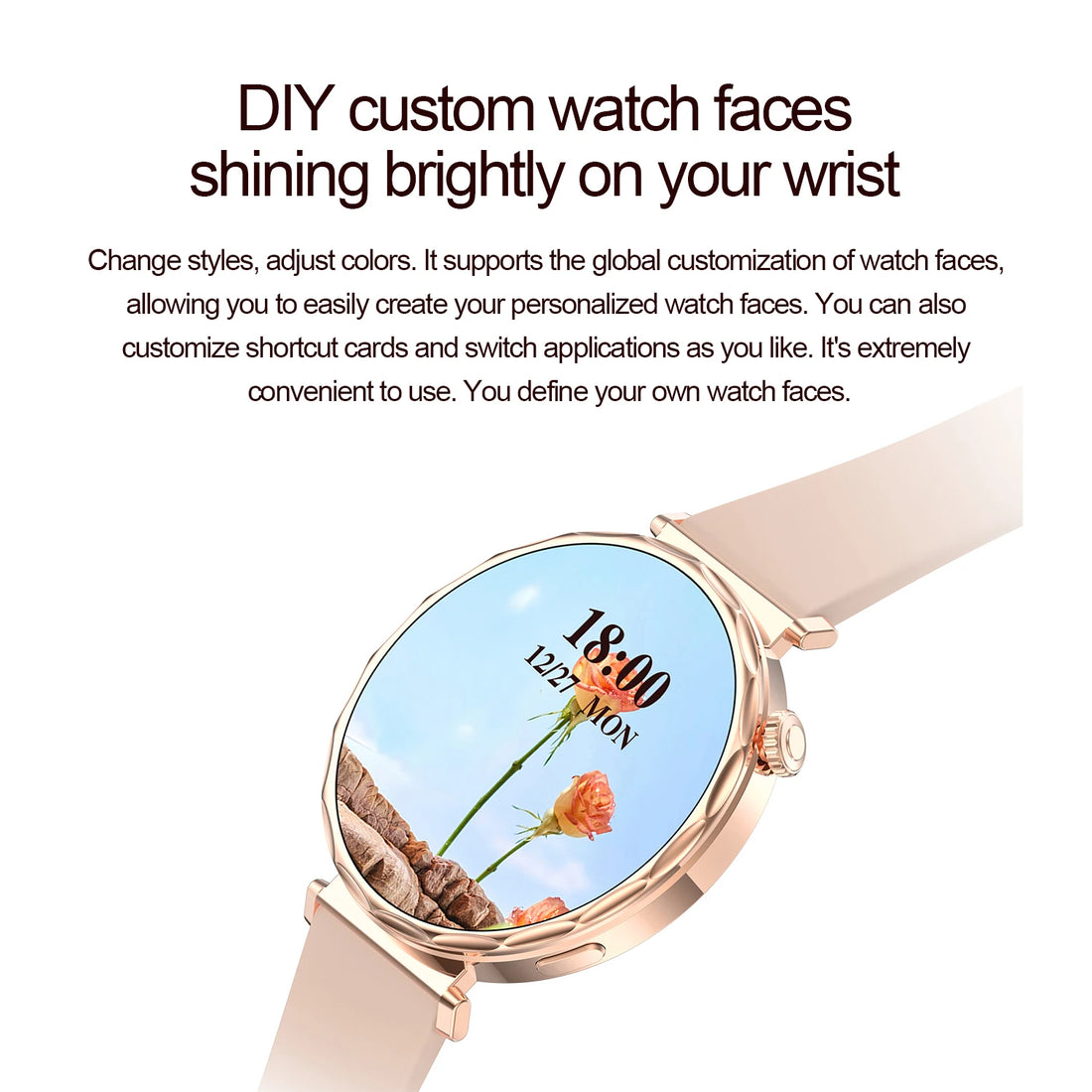 2025 Women’s Bluetooth Smartwatch – 1.6" HD Screen, Fitness & Health Tracker